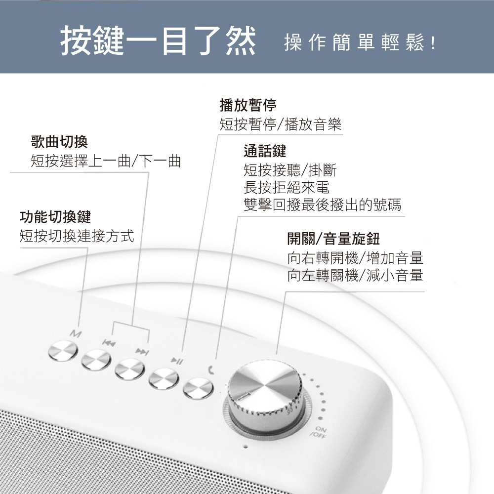 【現貨附發票】KINYO 耐嘉 藍牙音箱 藍牙讀卡喇叭 藍牙喇叭 1入 BTS-735-細節圖9