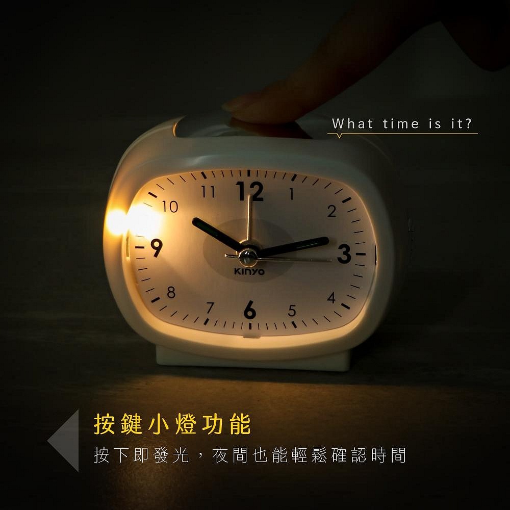 【現貨附發票】KINYO 耐嘉 輕量小巧貪睡靜音鬧鐘 1入 ACK-8130-細節圖4