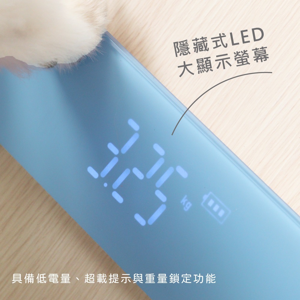 【現貨附發票】KINYO 耐嘉 晶透極簡透明款體重計 1入 DS-6562-細節圖4