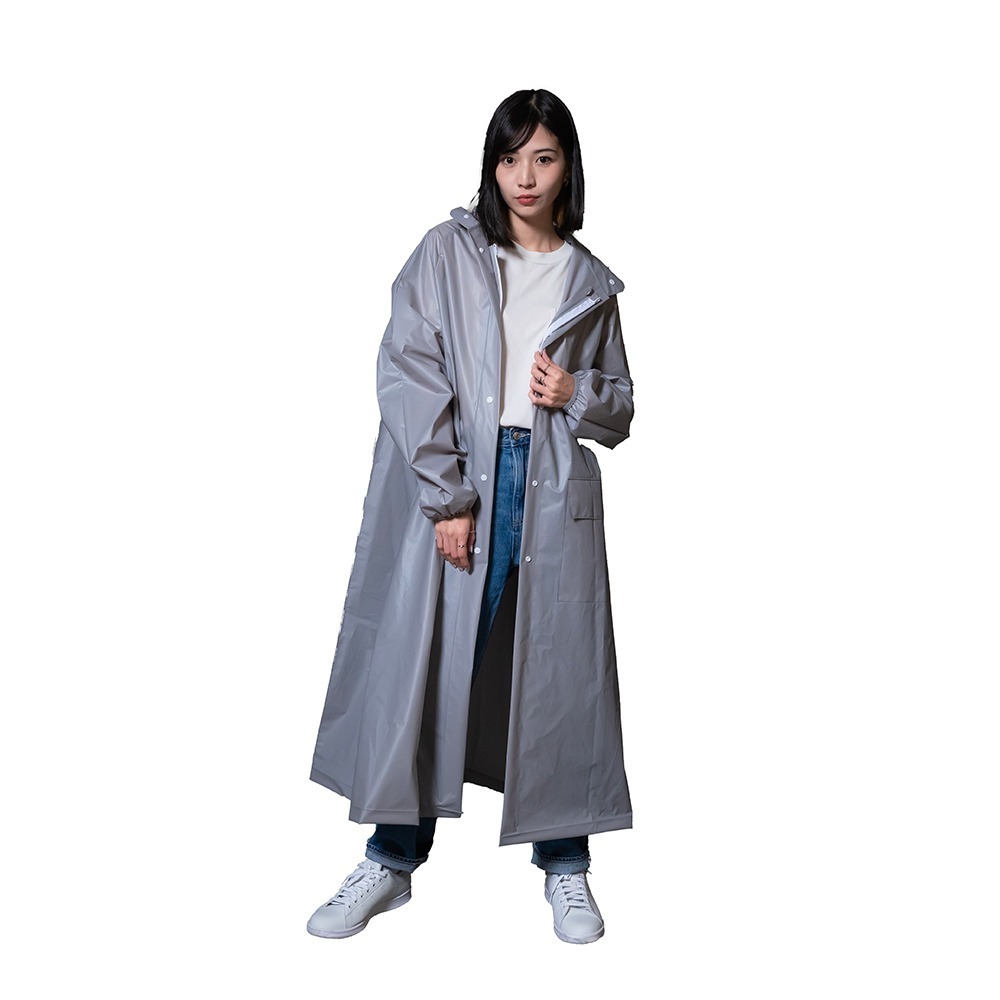 【現貨附發票】KINYO 耐嘉 雙帽檐背包型全開式雨衣 1入 RCT-663-規格圖9