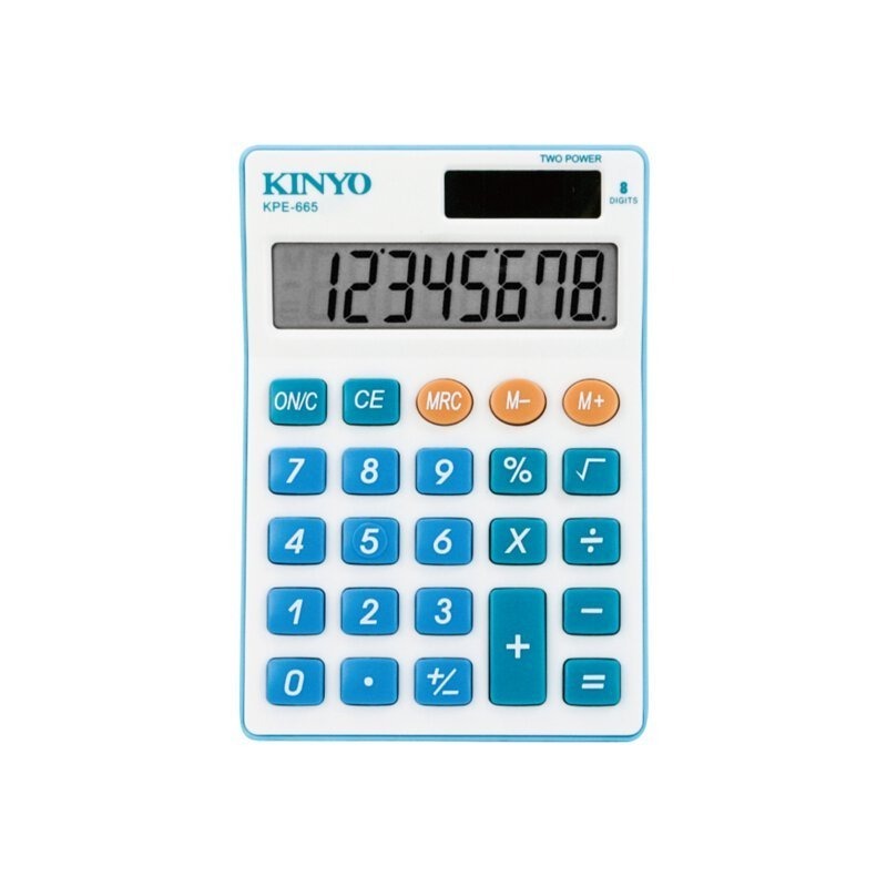 【現貨附發票】KINYO 耐嘉 桌上型(國家考試專用)8位元計算機 1入 KPE-665-細節圖9