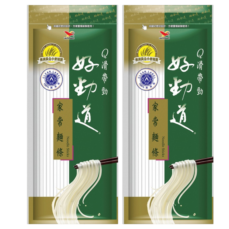統一 好勁道家常麵條 300G × 2包-細節圖2