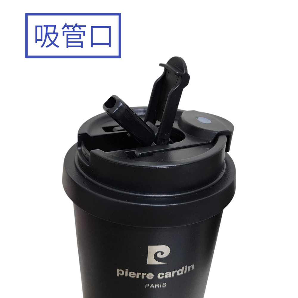 pierre cardin皮爾卡登-陶瓷保溫杯、雙飲隨行杯500ml   ( PCJR-532 )-細節圖7