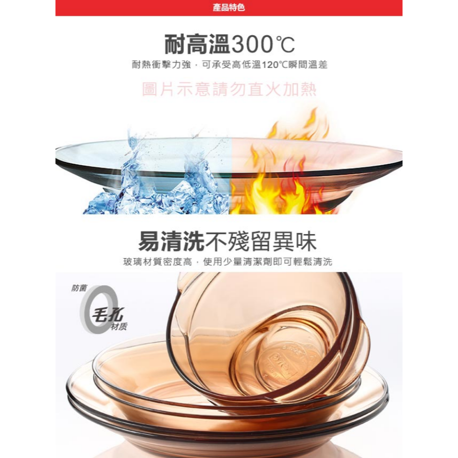 【PYREX 百麗】康寧7.5吋湯盤 (可烤箱、微波)-細節圖3