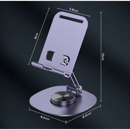 全金屬360°旋轉手機/平板支架-細節圖4