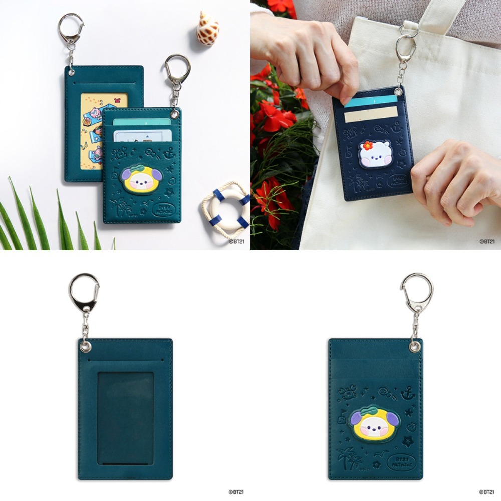 BT21 minini 皮革卡夾-細節圖3