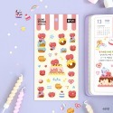 BT21 minini 甜點透明貼紙-規格圖10