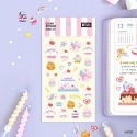 BT21 minini 甜點透明貼紙-規格圖10