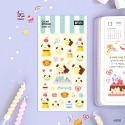 BT21 minini 甜點透明貼紙-規格圖10
