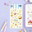 BT21 minini 甜點透明貼紙-規格圖10