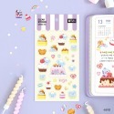 BT21 minini 甜點透明貼紙-規格圖10