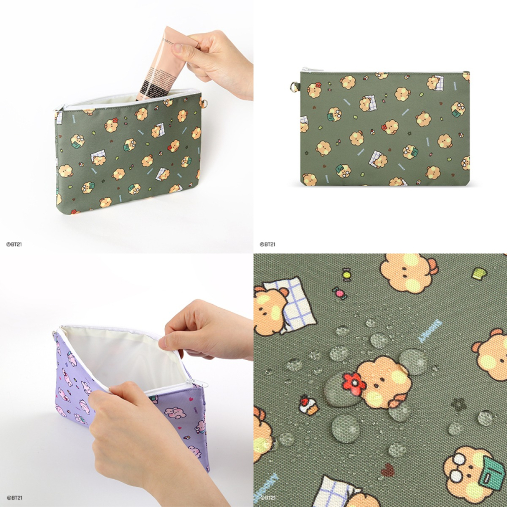 BT21 minini 扁平化妝包-細節圖4
