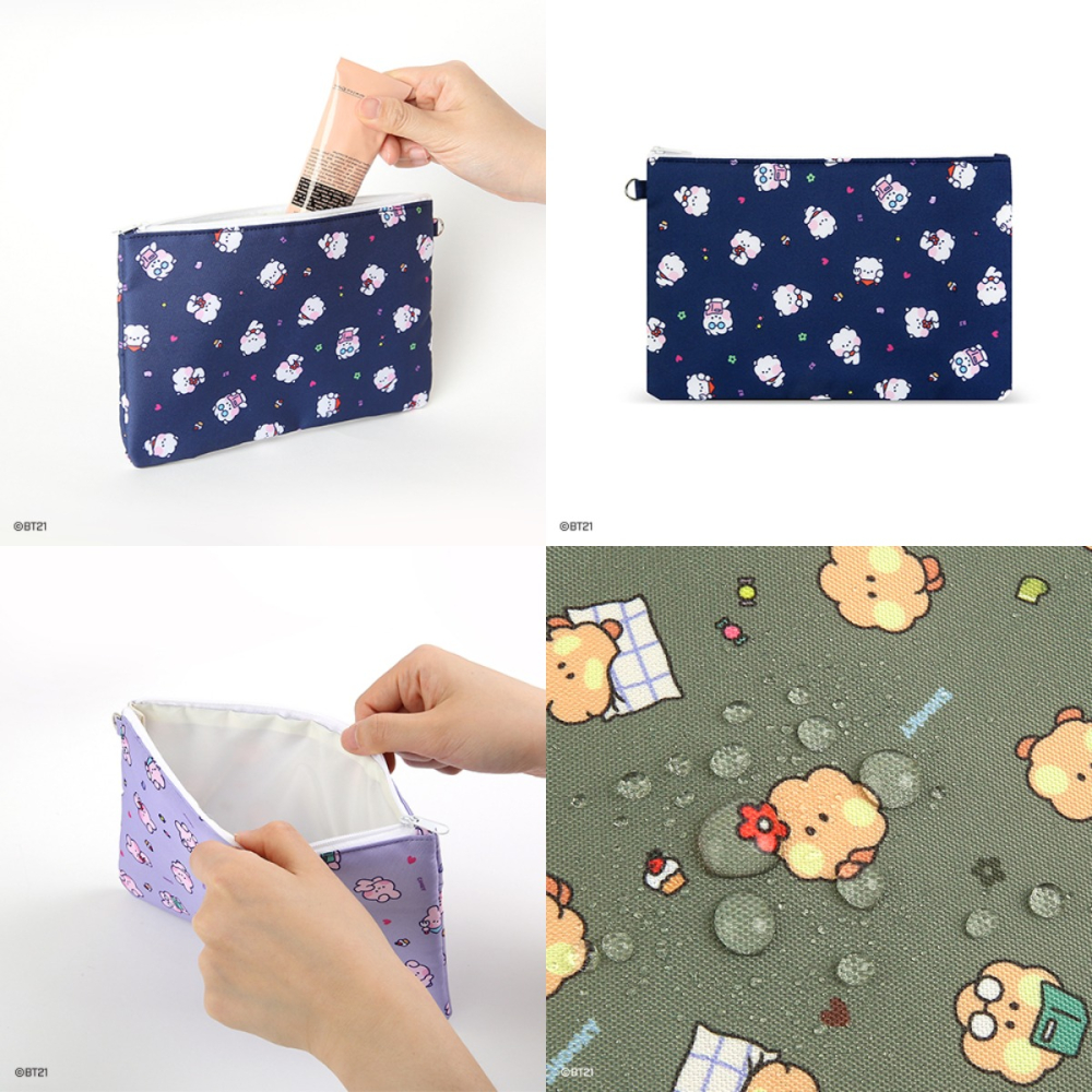 BT21 minini 扁平化妝包-細節圖5