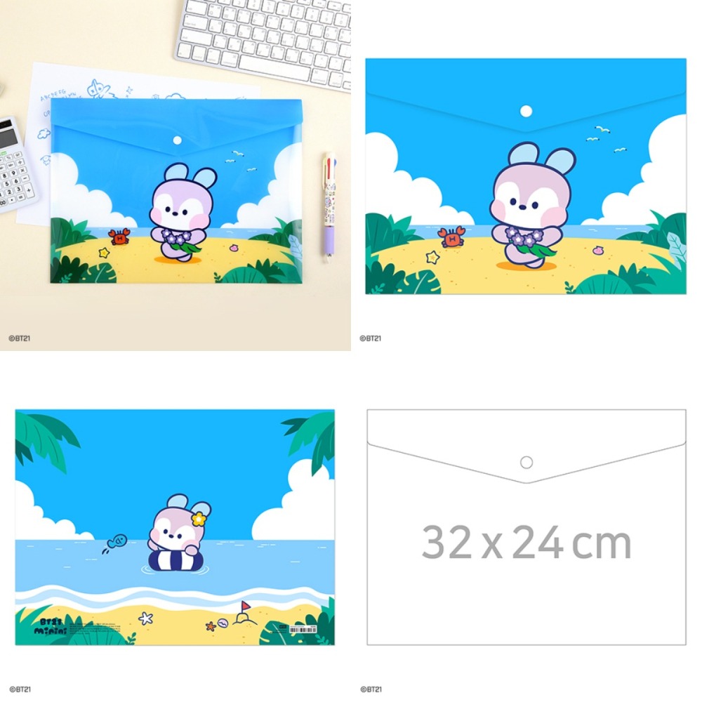 BT21 minini PP文件袋[假期]-細節圖7