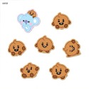 BT21 寶寶大貼紙 - KOYA、RJ、SHOOKY-規格圖1