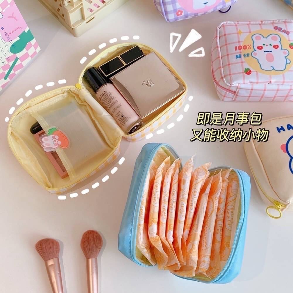 日韓少女大容量衛生棉收納包-細節圖2