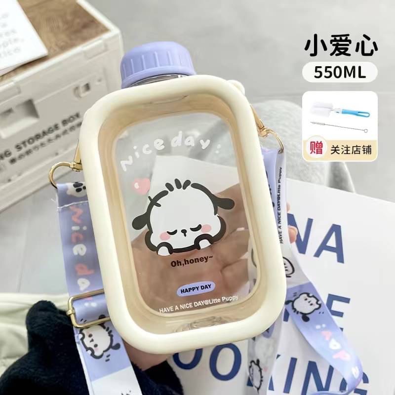 小紅書同款-ins高顏質新款狗狗印花直飲方形杯-細節圖6