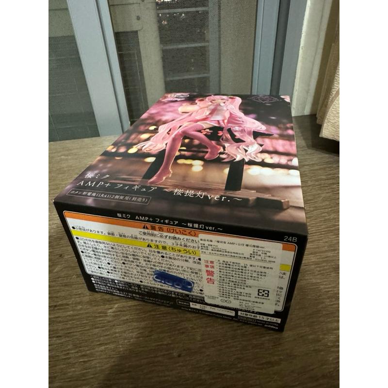 【艾瑞克】全新現貨 日版 景品 TAITO 遊藝場限定 初音未來 櫻初音 初音 AMP 櫻提燈 ver. 公仔 模型-細節圖2