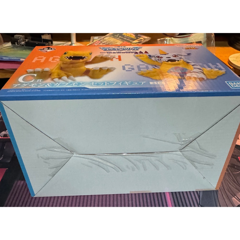 [【艾瑞克】日版 現貨 一番賞 數碼寶貝-光與闇的衝突- C 賞 亞古獸＆加布獸角色模型套組-細節圖2