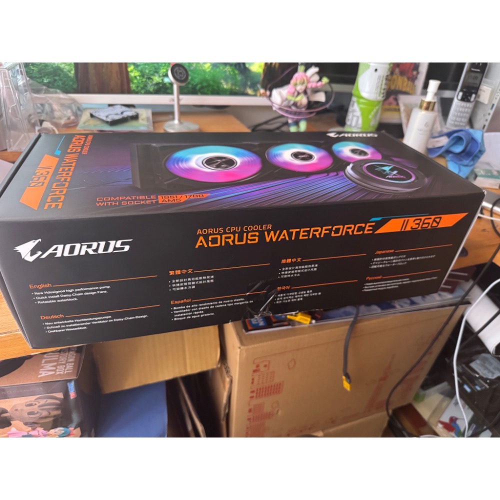技嘉GIGABYTE AORUS WATERFORCE X II 360 鷹神二代水冷-細節圖2