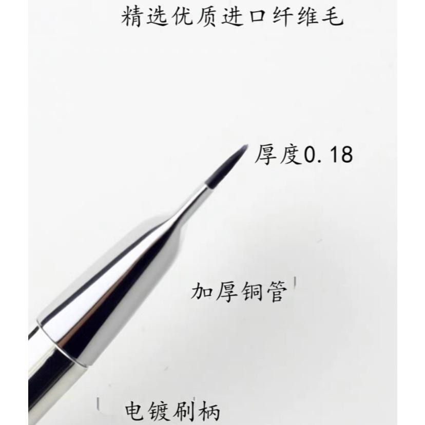 台灣現貨~超薄粉底刷 一字型粉底刷 無痕底妝刷 平頭刷 輕薄遮瑕刷 化妝刷 泥膜刷 面膜刷-細節圖2