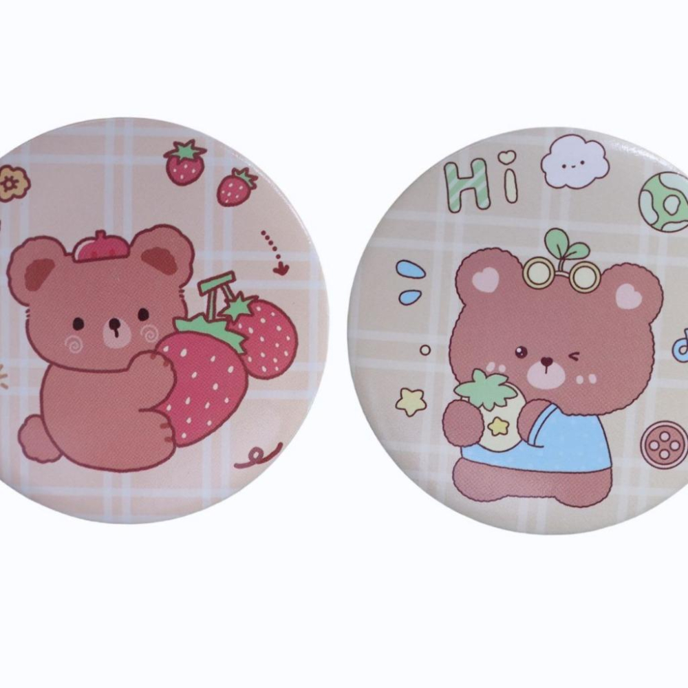 @台灣現貨💖韓版隨身鏡💖隨身補妝鏡 小鏡子 卡通迷你小鏡子 實用隨身鏡 補妝鏡 化妝鏡 小圓鏡-細節圖6