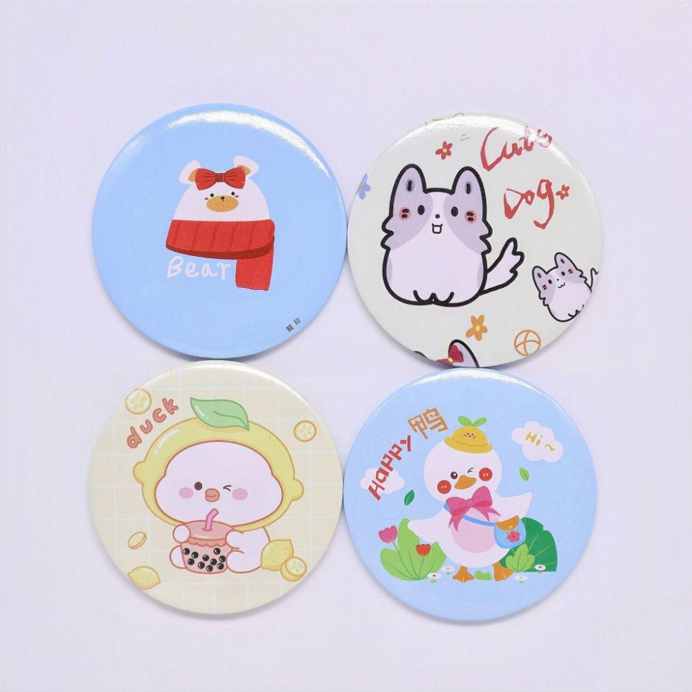 @台灣現貨💖韓版隨身鏡💖隨身補妝鏡 小鏡子 卡通迷你小鏡子 實用隨身鏡 補妝鏡 化妝鏡 小圓鏡-細節圖7