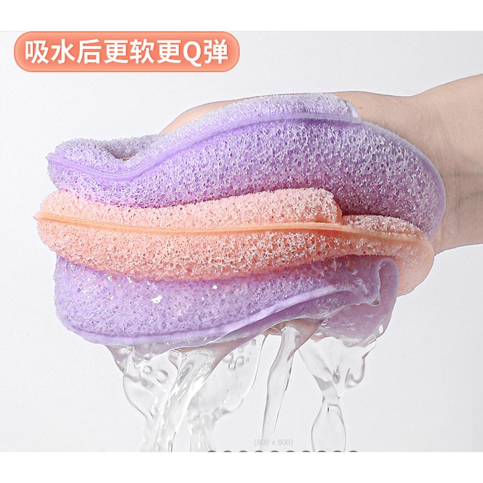 @台灣現貨~🎀洗臉神器🎀 卸妝海綿 洗臉撲 手套式潔面撲 洗臉撲 面膜清潔 魔芋撲 卸妝 清潔 泥面膜清洗-細節圖4