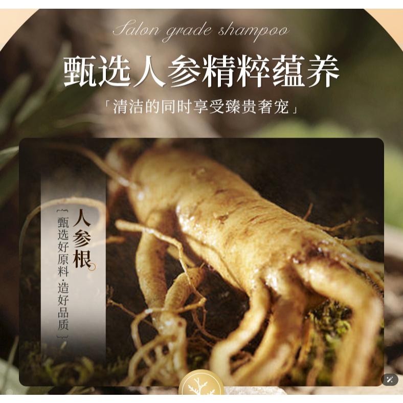 @台灣現貨⭐人參黑靈芝洗髮精 人參控油洗髮露 人參洗髮精 滋養毛髮 強健髮根 清潔頭皮-細節圖3