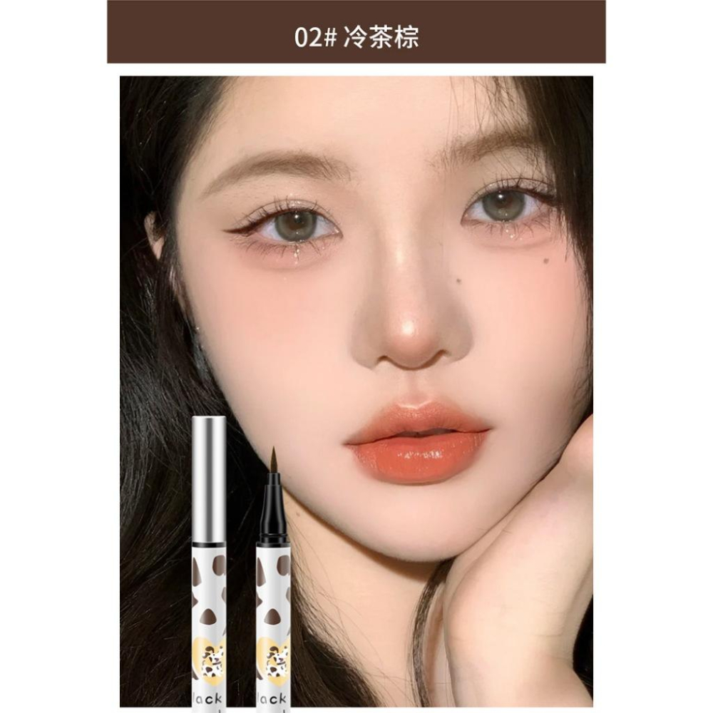 @台灣現貨💕防水眼線筆💕 極細眼線筆 新手必備 纖細持久不易暈染 臥蠶筆 極細  日常妝容 新手學生平價彩妝-細節圖7