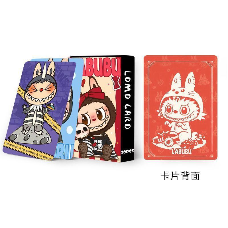 台灣現貨🎀 布布布收藏卡🎀 卡牌 拉布布 閃卡30張 可愛書籤 紀念小卡 小禮物-細節圖3