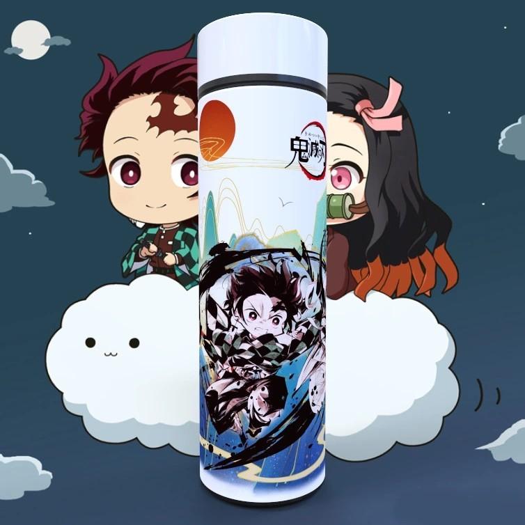 台灣現貨 不鏽鋼保溫瓶🔥鬼滅之刃保溫瓶🔥學生水壺  環保杯 保冰保溫  交換禮物 運動水壺-細節圖4
