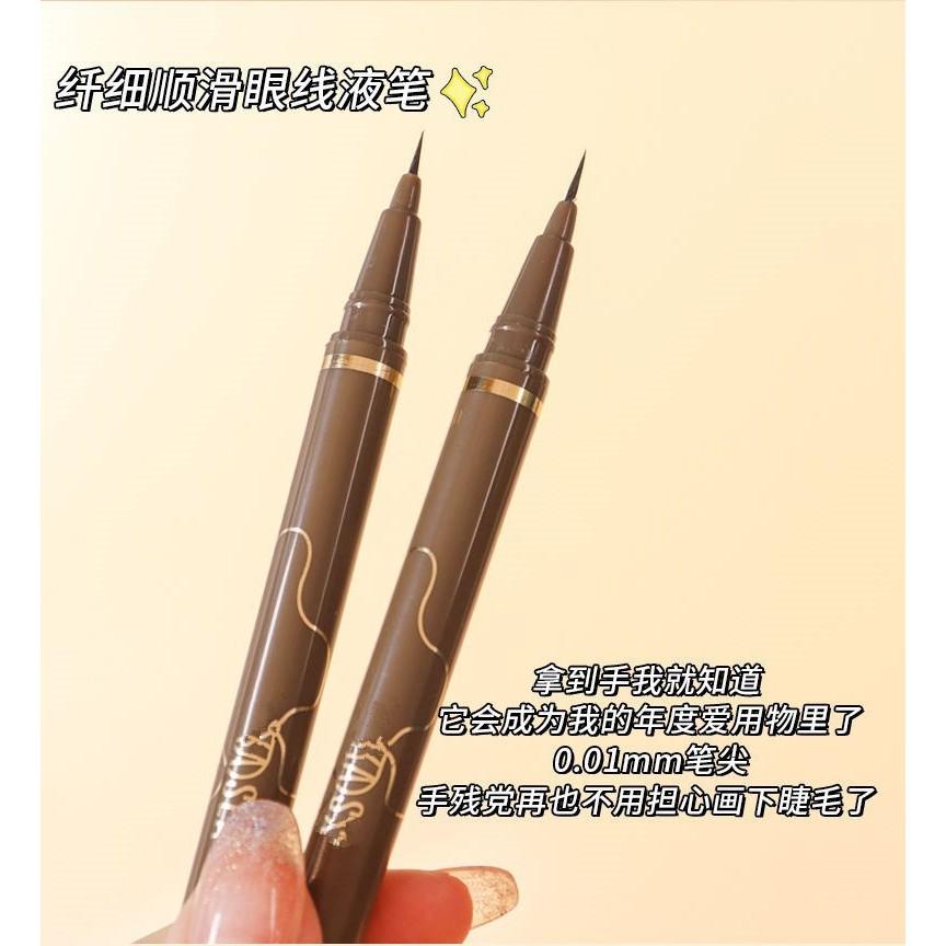 台灣現貨~極細筆尖 眼線液筆 眼線 極細眼線筆 臥蠶筆  防水眼線筆 眼線液筆 防水防汗 不易暈染-細節圖4