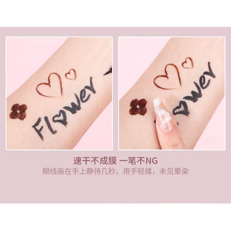 台灣現貨~極細筆尖 眼線液筆 眼線 極細眼線筆 臥蠶筆  防水眼線筆 眼線液筆 防水防汗 不易暈染-細節圖8