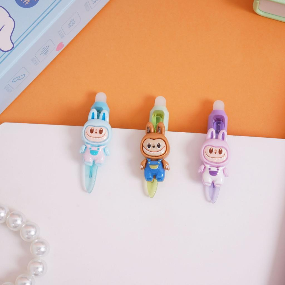 現貨寄出💛 拉布布  💛 擦擦筆 原子筆 魔擦筆 果汁筆 文具 辦公用品 造型筆-細節圖3