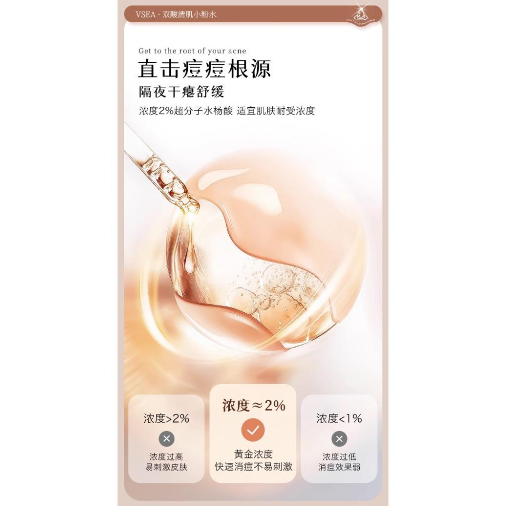 台灣出貨~雙酸清肌小粉水 去閉口粉刺 水楊酸抗痘 雙酸祛痘粉水 舒緩痘肌 抗痘 收縮 痘痘肌修復 控油潔淨-細節圖5