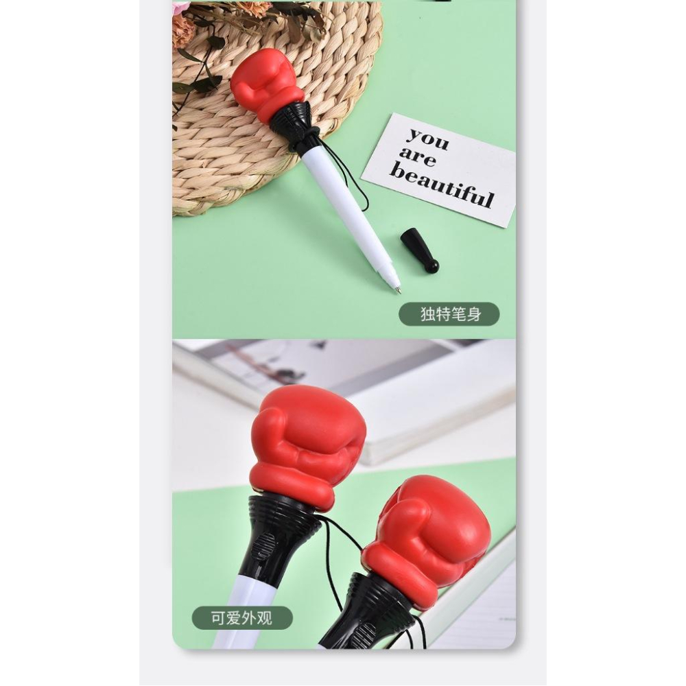 台灣現貨 便便  減壓拳擊筆 原子筆 彈跳筆 造型筆 文具筆 開學用品 生日禮物 交換禮物 送禮-細節圖6