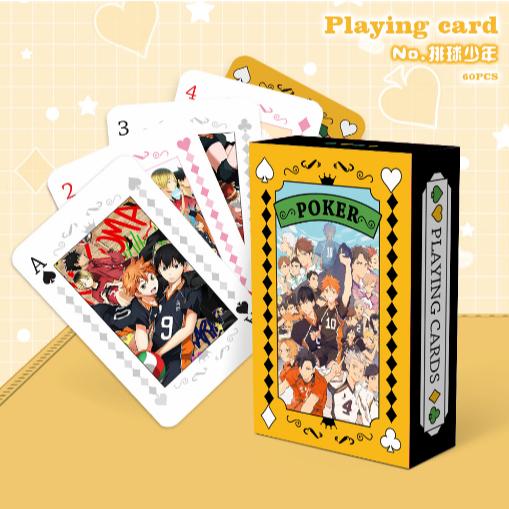 台灣現貨✨ 動漫撲克牌✨ 排球少年 咒術迴戰 原神 葬送的芙莉蓮 間諜家家酒  親子互動紙牌 🎁學生禮物-細節圖5