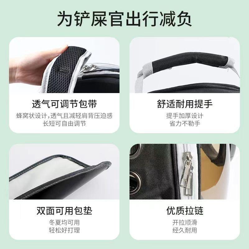 台灣現貨寵物太空包 全透明太空包 太空艙寵物背包  透氣寵物包 太空外出包 寵物提籠 雙肩貓狗背包-細節圖3