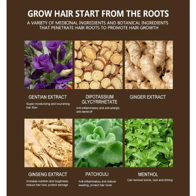 頭髮護理生姜噴霧修護幹枯斷裂毛躁 柔順蓬松光澤 生姜精華液-細節圖3