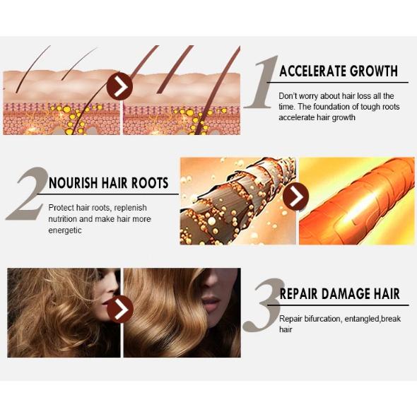 頭髮護理生姜噴霧修護幹枯斷裂毛躁 柔順蓬松光澤 生姜精華液-細節圖7