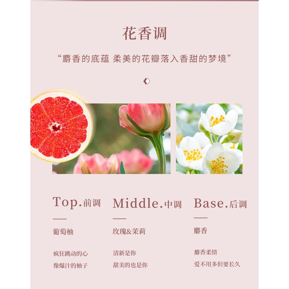 @台灣現貨寄出 小城伊香 新品 柔情藍色妖姬淡香水玫瑰香水 持久淡香 女士 學生 小衆清新 自然持久淡香-細節圖4