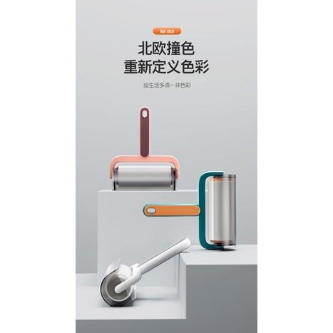 台灣現貨 北歐風 寵物黏毛滾輪 黏毛器 可撕式黏毛器 滾筒黏毛器 除塵滾筒 除塵紙 黏灰塵 可替換黏毛器 寵物黏毛器-細節圖7