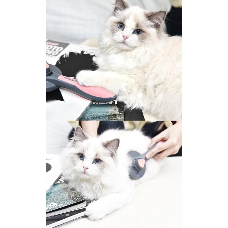 台灣現貨 除毛梳 一鍵退毛 針梳 貓梳子 寵物梳 貓咪 換毛 長毛 狗梳 貓梳 毛刷貓咪 梳毛刷 除毛梳 美容梳 寵物用-細節圖5