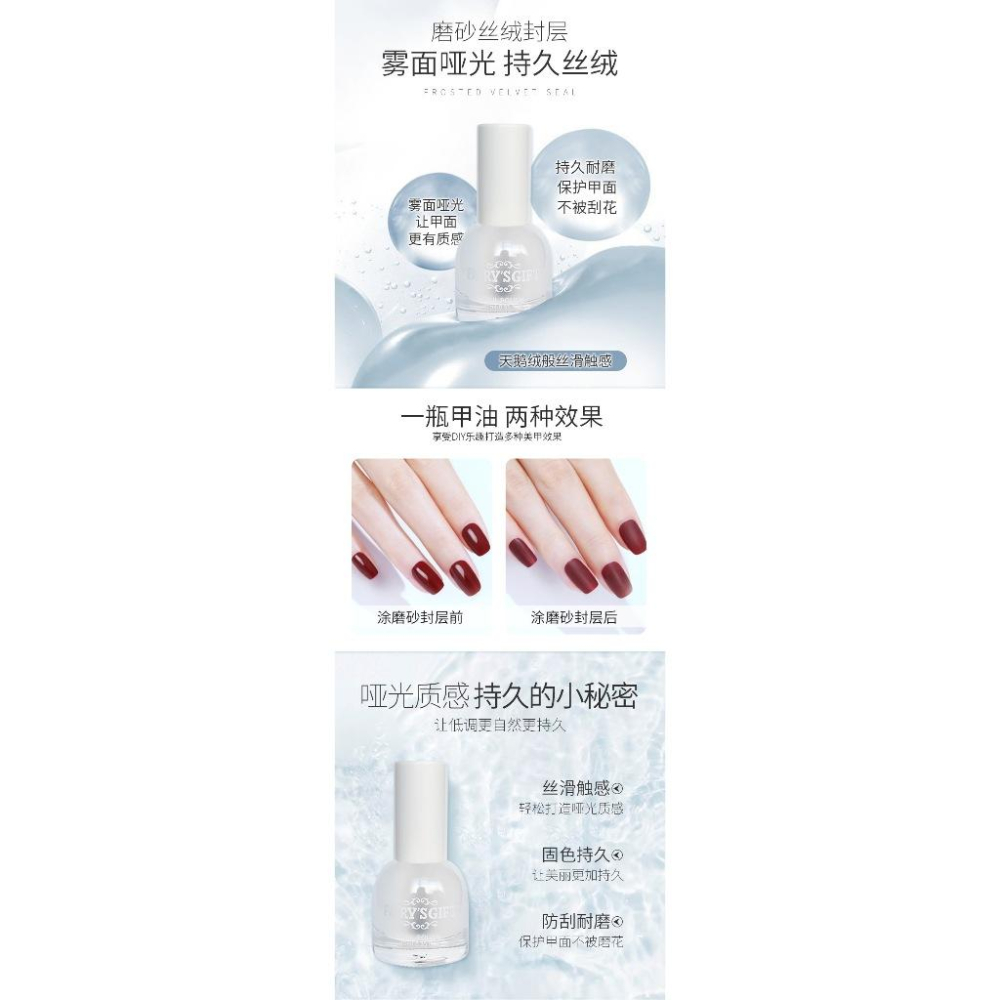 台灣現貨 油性高光亮油 生機底油 磨砂封層 無毒 油性 透明指甲油 不可剝 軟化劑 營養油 加鈣護甲底油-細節圖6