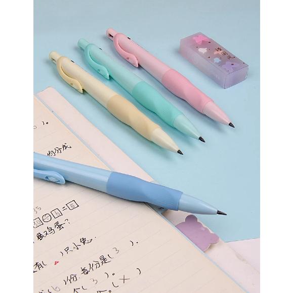 海豚筆 矯正握姿鉛筆 矯正握姿 小學生各年級適用 粗芯自動筆 不斷芯寫不斷 學生練字專用筆-細節圖8