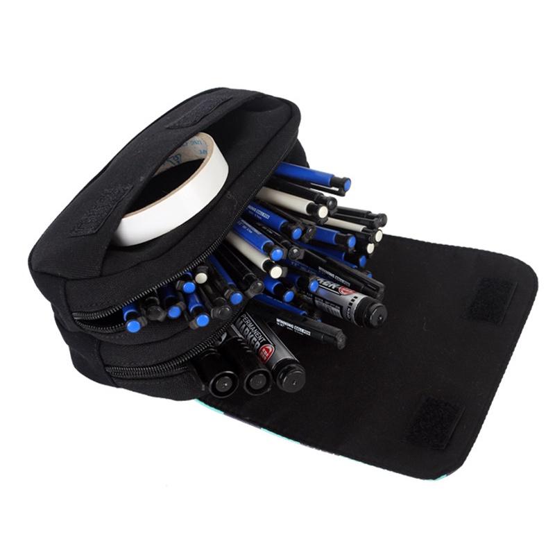 台灣現貨 新款 鬼滅之刃送徽章(圖案隨機) 筆袋 鬼滅鉛筆盒 大容量 鬼滅周邊 卡通筆袋 可愛筆袋 畢業禮物 帆布-細節圖6