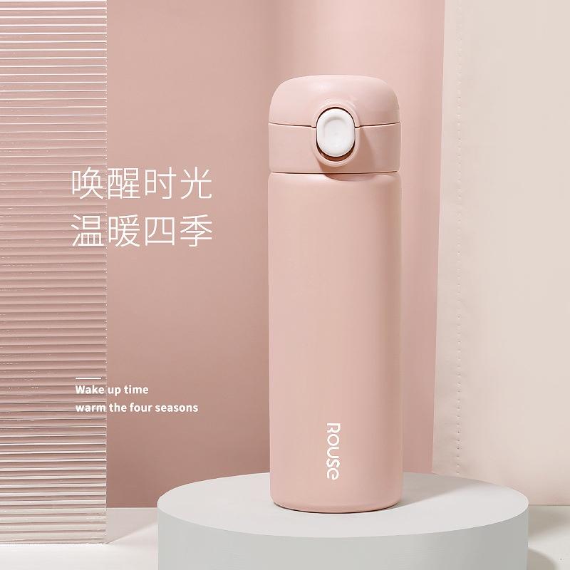 台灣現貨 彈蓋保溫瓶 彈跳蓋保溫杯 380ml 304不鏽鋼保溫瓶 保溫瓶 保溫杯 隨行杯 輕量不鏽鋼保溫瓶-細節圖4