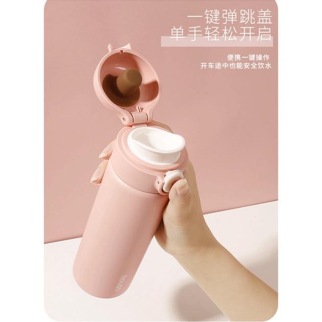 台灣現貨 彈蓋保溫瓶 彈跳蓋保溫杯 380ml 304不鏽鋼保溫瓶 保溫瓶 保溫杯 隨行杯 輕量不鏽鋼保溫瓶-細節圖5
