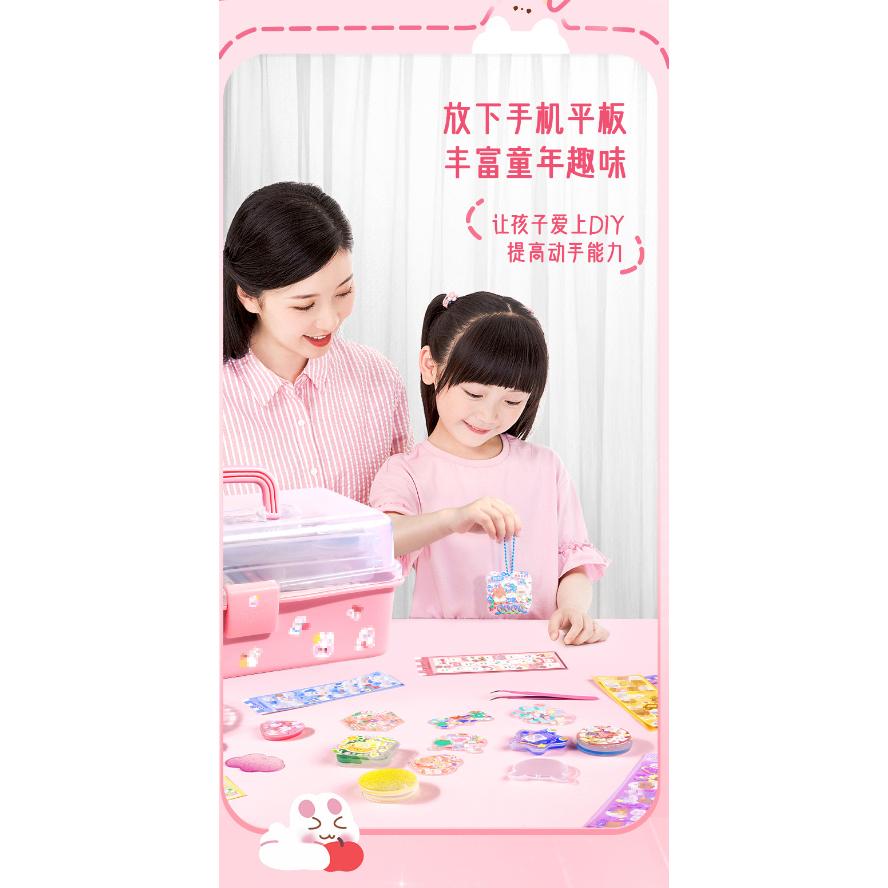 台灣現貨 奶油膠咕卡套裝【咕卡豪華套裝】咕卡圓盤+咕咔貼紙+酷卡盤+DIY咕卡鑷子 咕卡貼紙 咕卡 咕盤 咕卡盤-細節圖4